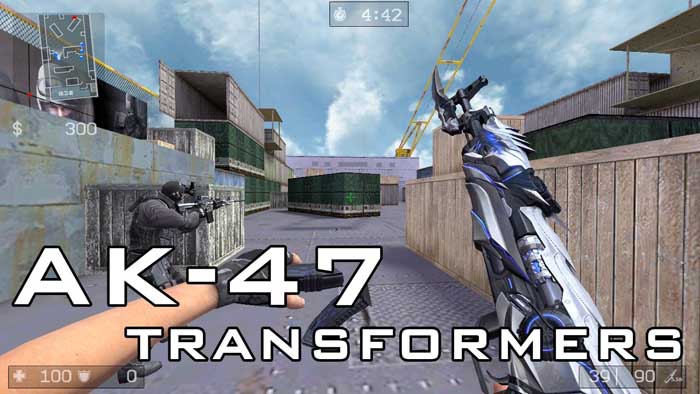 Скачать Transformers with Knife - Модель АК-47 для CSS