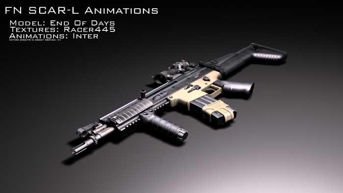 Скачать FN SCAR-L - Модель Sig 552 для CSS