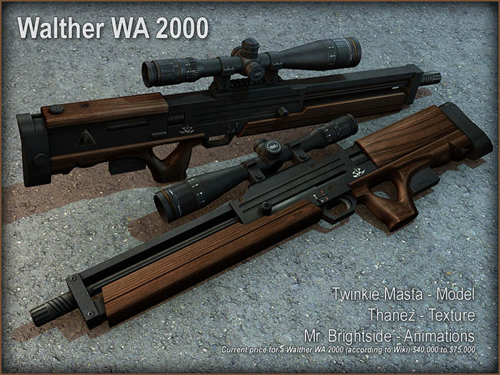 Скачать Walther WA 2000 из mw2 для CSS