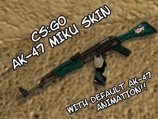 Скачать Miku - Модель АК-47 для CSS