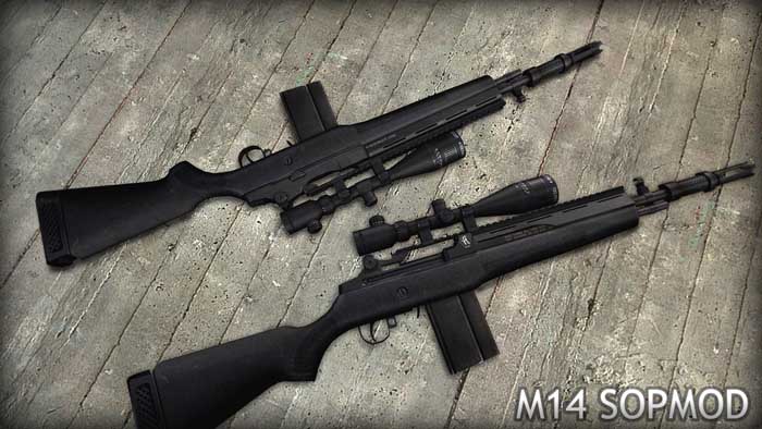 Скачать M14 SOPMOD - Модель Sig 550 для CSS