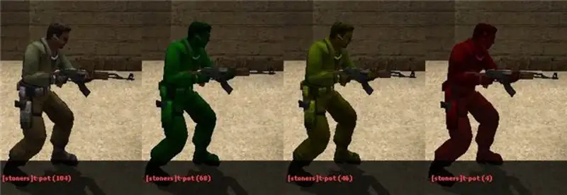 ColoredHealth - Version 3 Цвет игрока в зависимости от HP