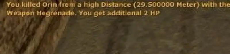 DistanceMod 1.1 - За убийсто с разных расстояний вы получите разное hp