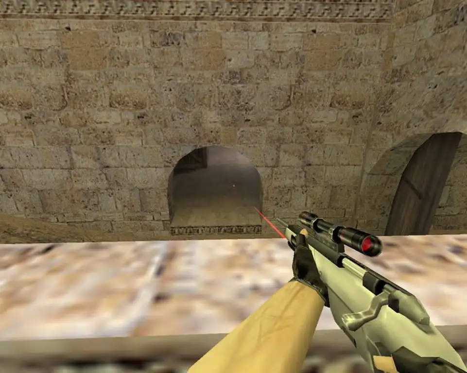 Scout с лазерным прицелом