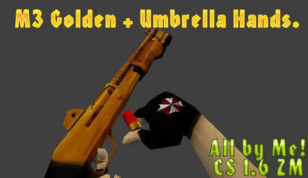 M3 Golden + Umbrella Corp Hands.BETA 1.0