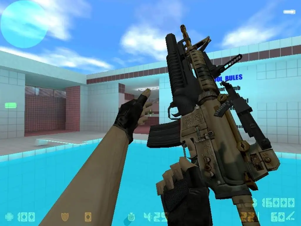 Colt M4A1 with M203 Grenade launcher (camo reskin)