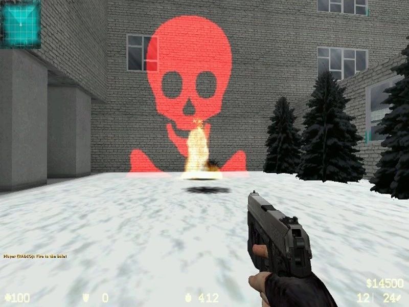 Explosion view of skull