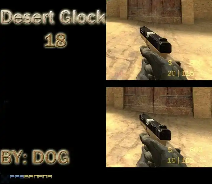 Desert Glock 18