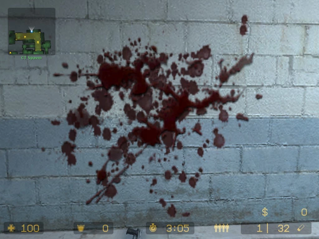 new blood splatter
