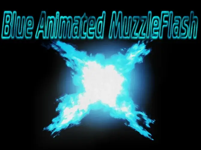 Blue Animated MuzzleFlash