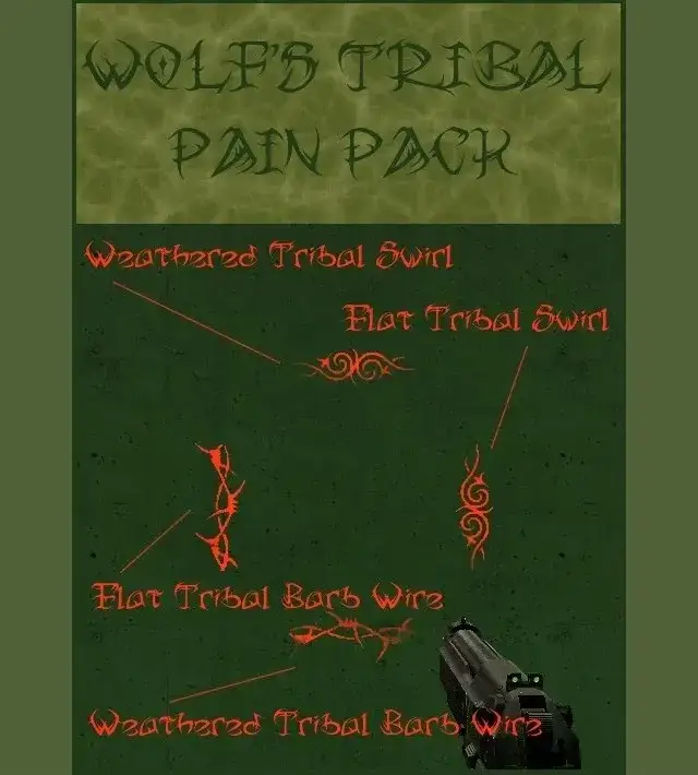 Wolf's Tribal Pain Pack