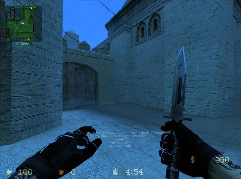 Custom blue night vision