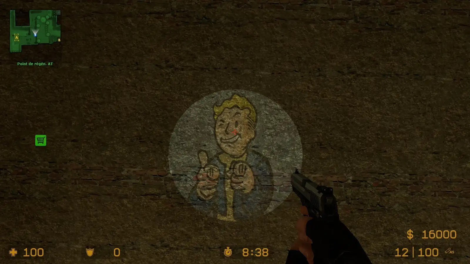 Vault Boy Fallout 3 flashlight