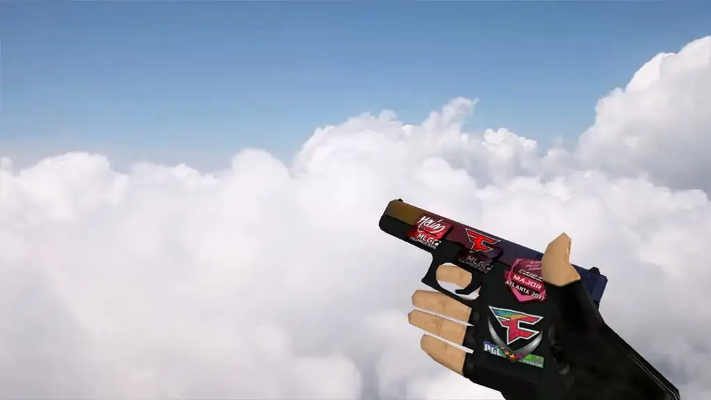 Модель «Glock «Градиент» с наклейками»