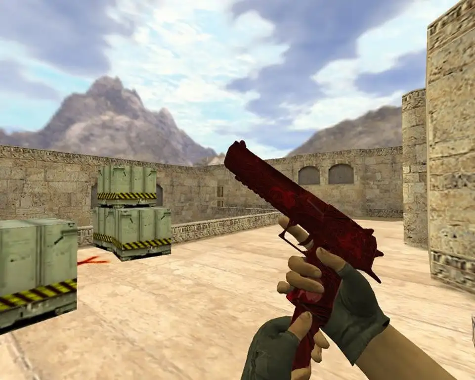 Модель «Deagle Буря в закате» для CS 1.6